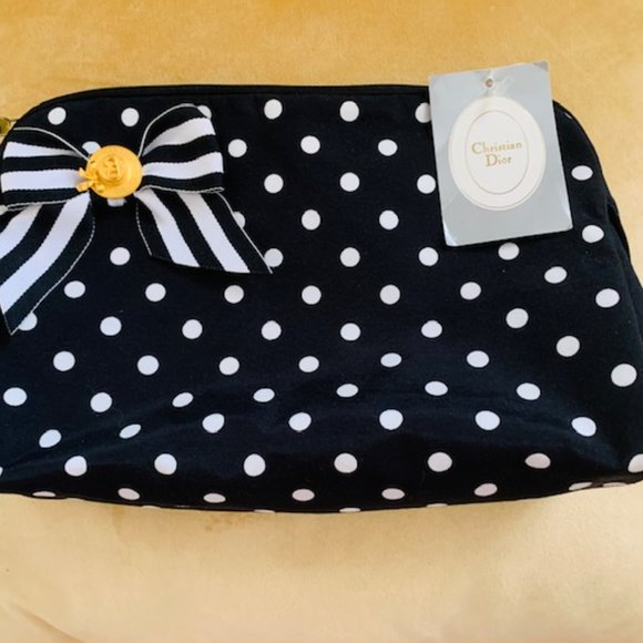 nwt Vintage Christian Dior makeup Bag - Picture 1 of 8